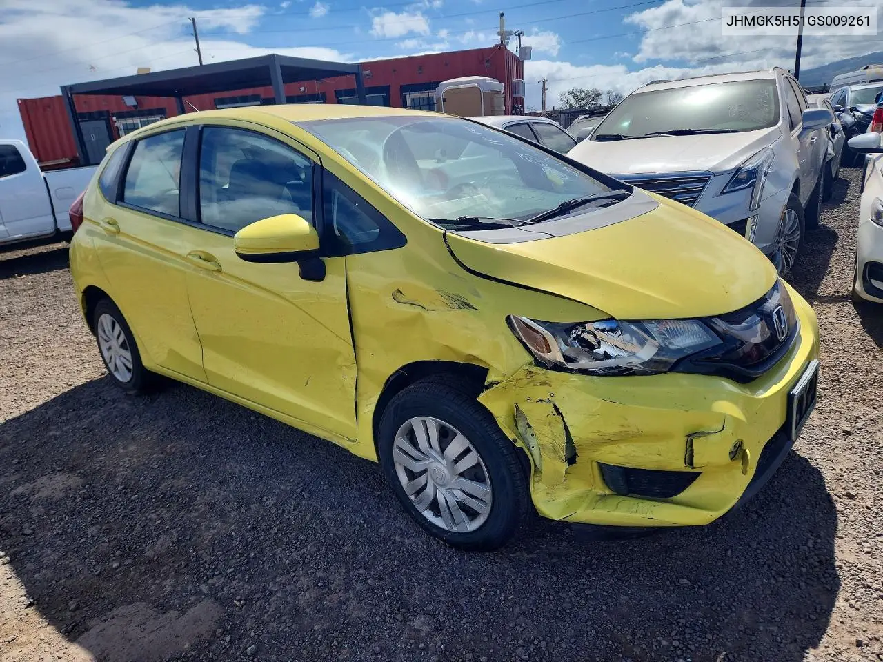 2016 Honda Fit Lx VIN: JHMGK5H51GS009261 Lot: 60519126