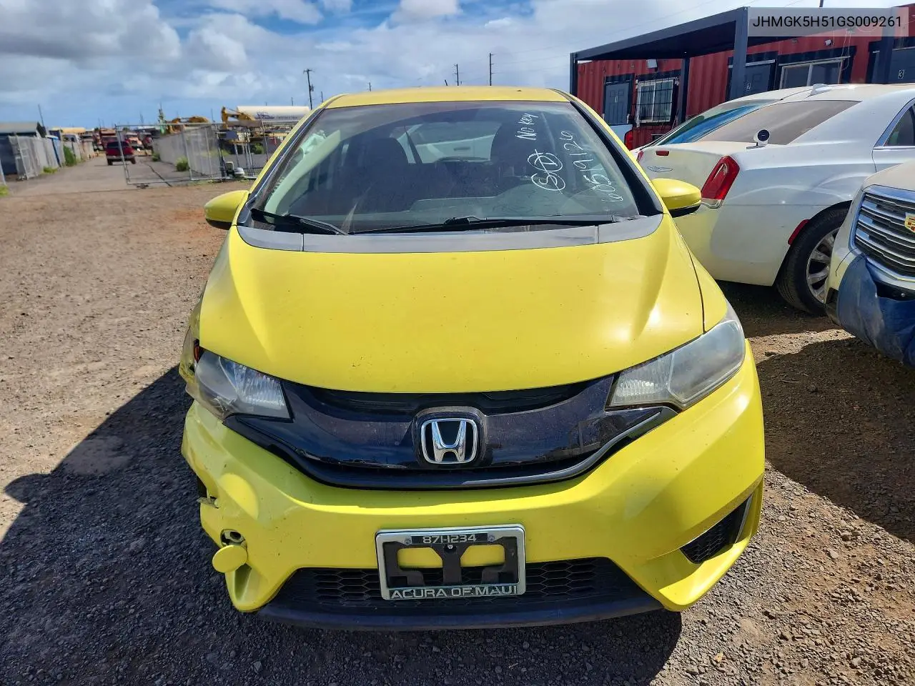 2016 Honda Fit Lx VIN: JHMGK5H51GS009261 Lot: 60519126