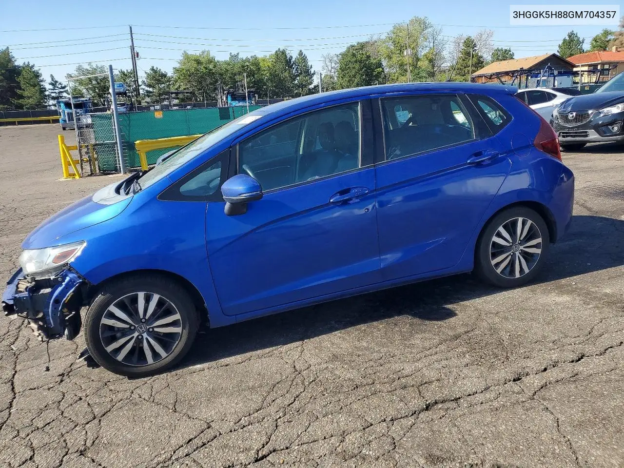 2016 Honda Fit Ex VIN: 3HGGK5H88GM704357 Lot: 60821796