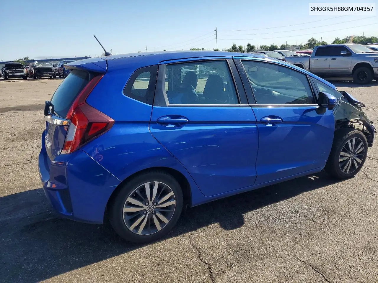 2016 Honda Fit Ex VIN: 3HGGK5H88GM704357 Lot: 60821796