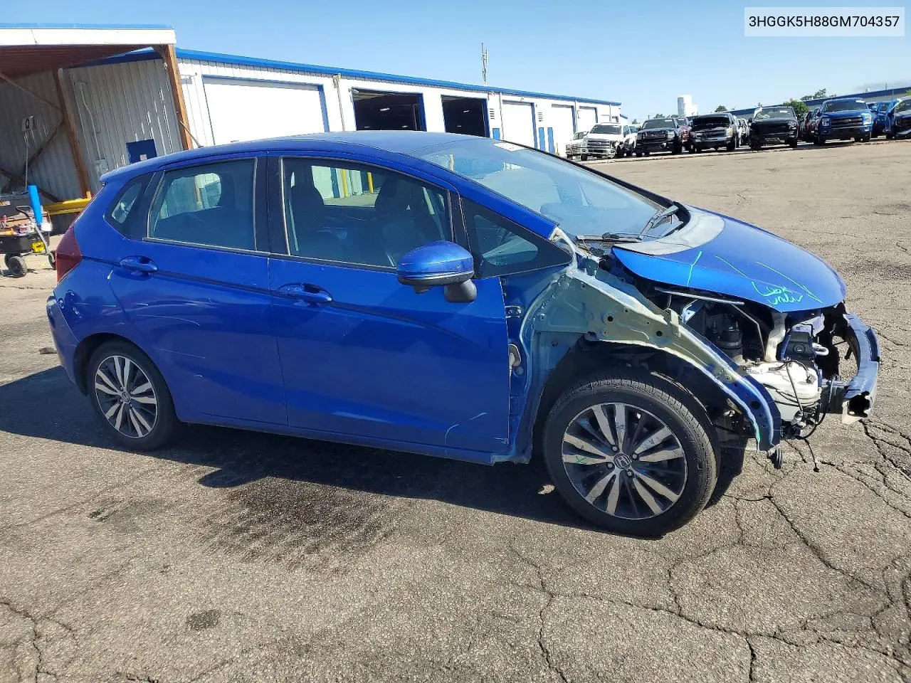 2016 Honda Fit Ex VIN: 3HGGK5H88GM704357 Lot: 60821796