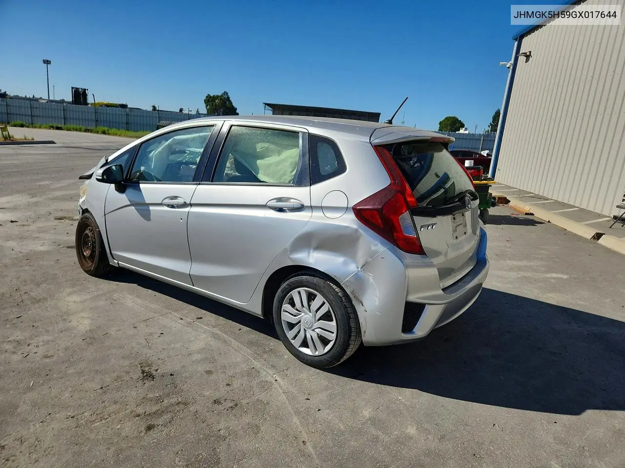 2016 Honda Fit Lx VIN: JHMGK5H59GX017644 Lot: 60849906