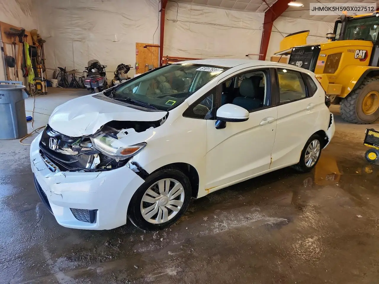 2016 Honda Fit Lx VIN: JHMGK5H59GX027512 Lot: 61017936