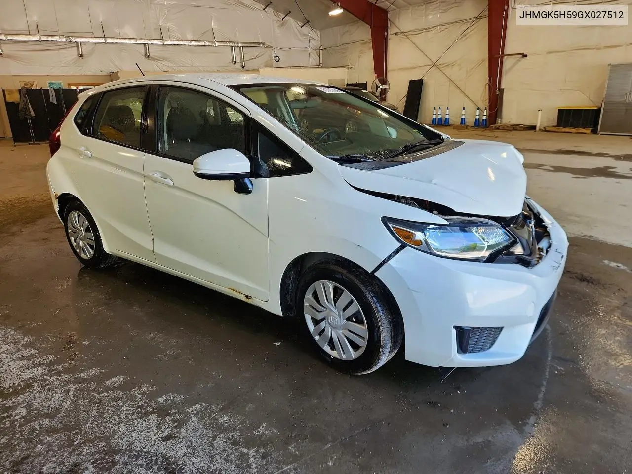 2016 Honda Fit Lx VIN: JHMGK5H59GX027512 Lot: 61017936
