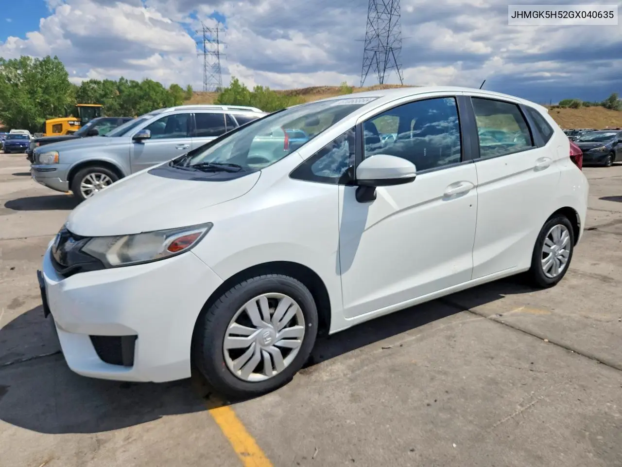 2016 Honda Fit Lx VIN: JHMGK5H52GX040635 Lot: 61068866