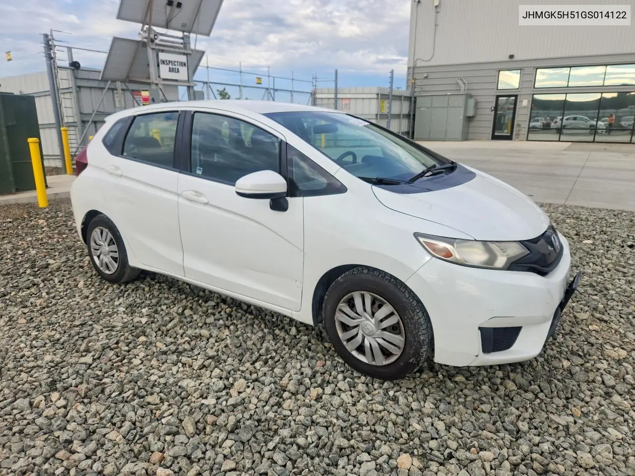 2016 Honda Fit Lx VIN: JHMGK5H51GS014122 Lot: 61336776