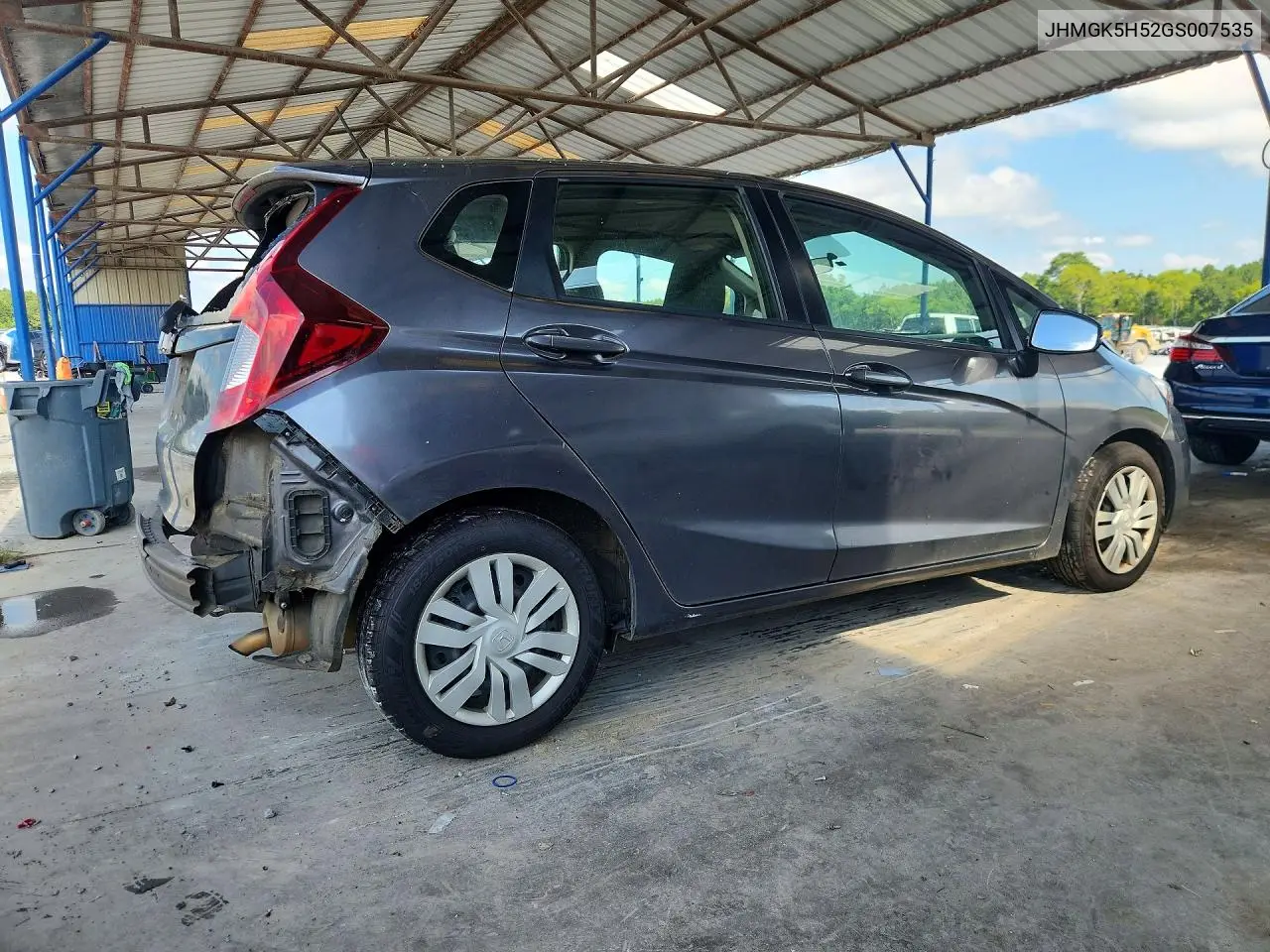 2016 Honda Fit Lx VIN: JHMGK5H52GS007535 Lot: 61381016