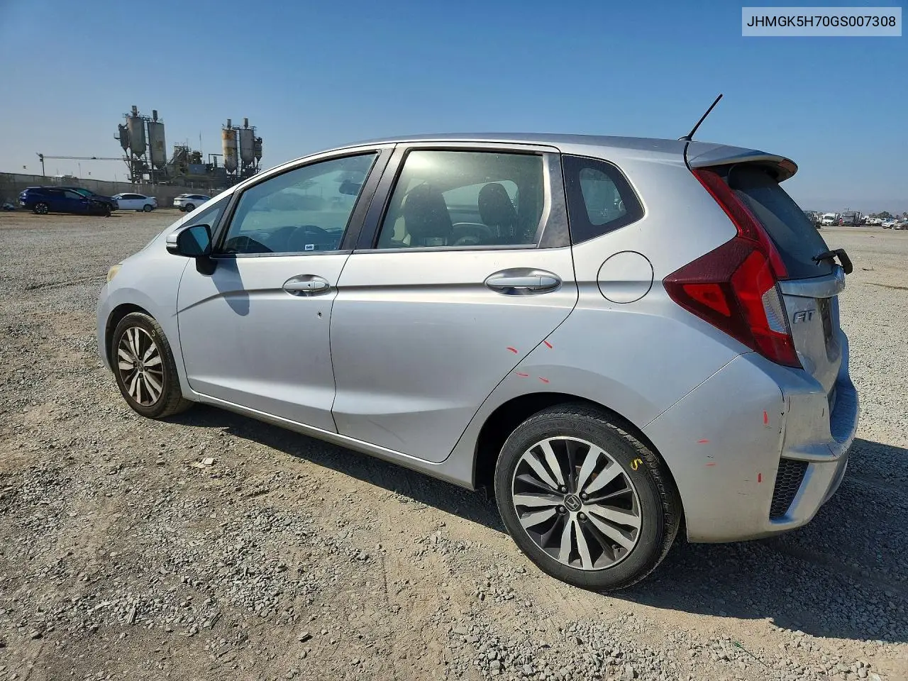 2016 Honda Fit Ex VIN: JHMGK5H70GS007308 Lot: 61499266