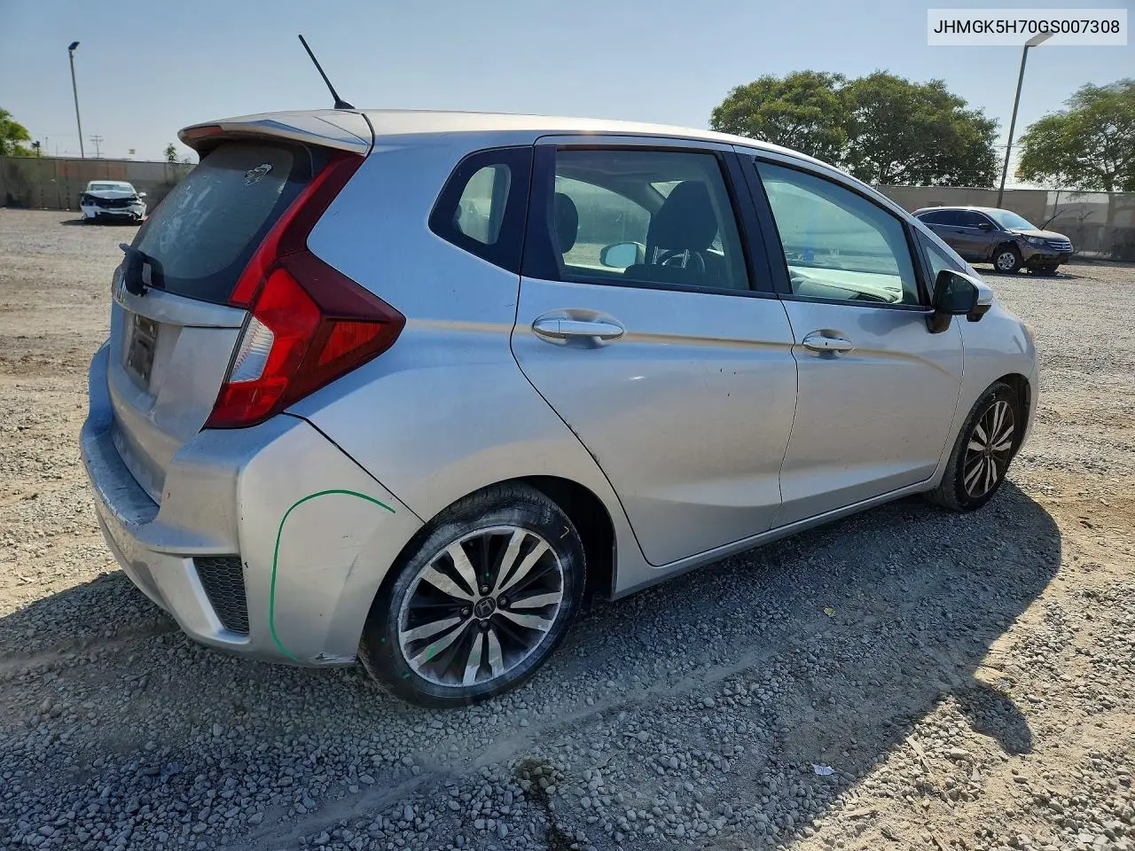 2016 Honda Fit Ex VIN: JHMGK5H70GS007308 Lot: 61499266