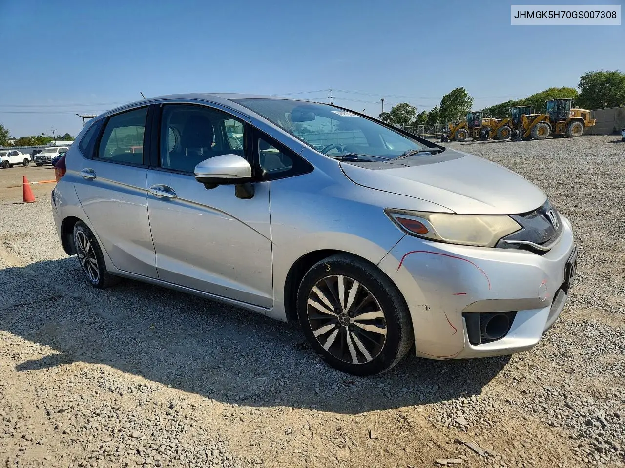 2016 Honda Fit Ex VIN: JHMGK5H70GS007308 Lot: 61499266