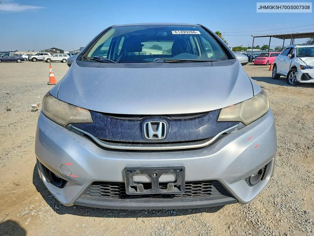 2016 Honda Fit Ex VIN: JHMGK5H70GS007308 Lot: 61499266