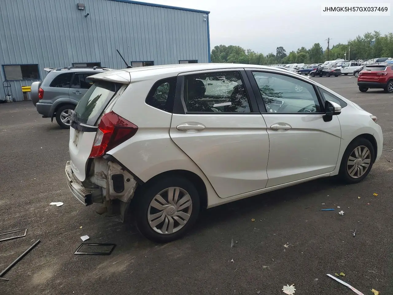 2016 Honda Fit Lx VIN: JHMGK5H57GX037469 Lot: 61924006