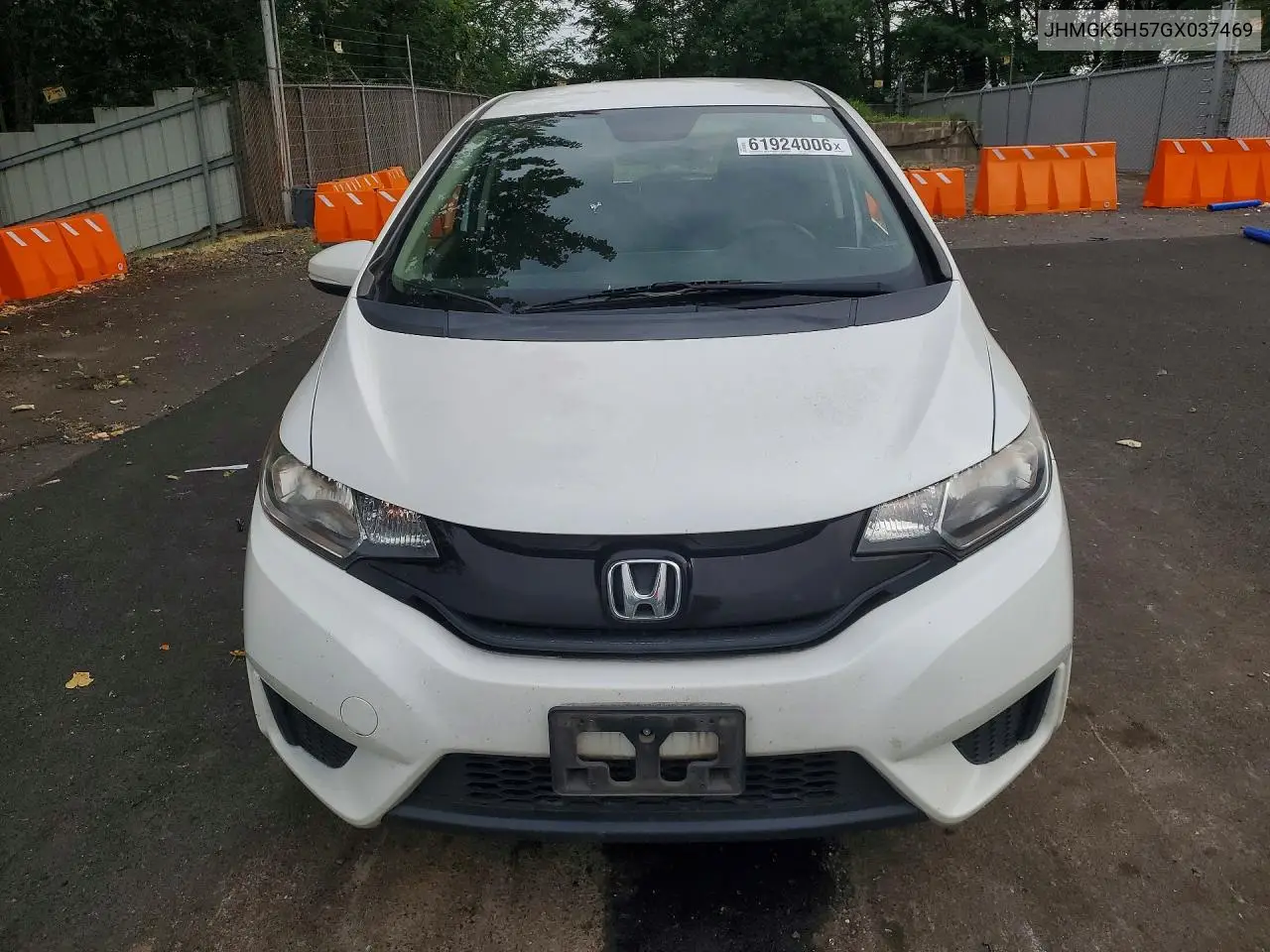 2016 Honda Fit Lx VIN: JHMGK5H57GX037469 Lot: 61924006