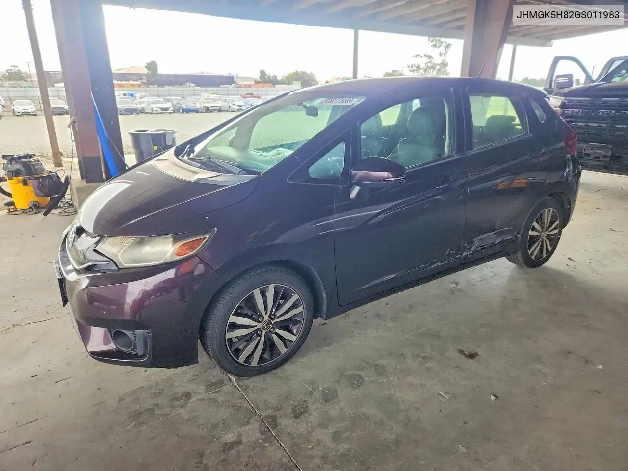 2016 Honda Fit Ex VIN: JHMGK5H82GS011983 Lot: 61977806