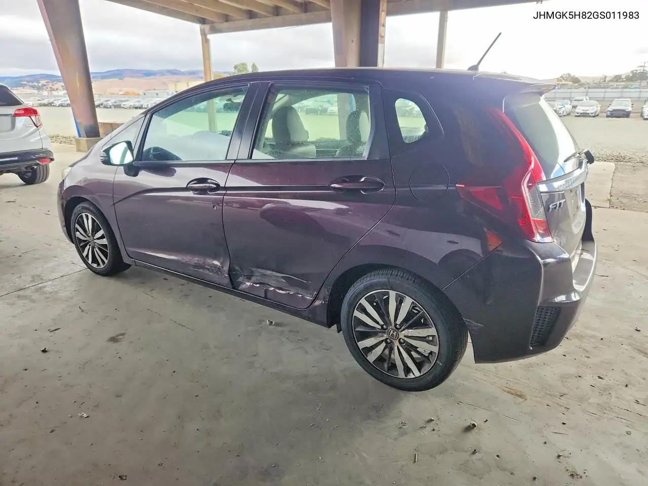 2016 Honda Fit Ex VIN: JHMGK5H82GS011983 Lot: 61977806