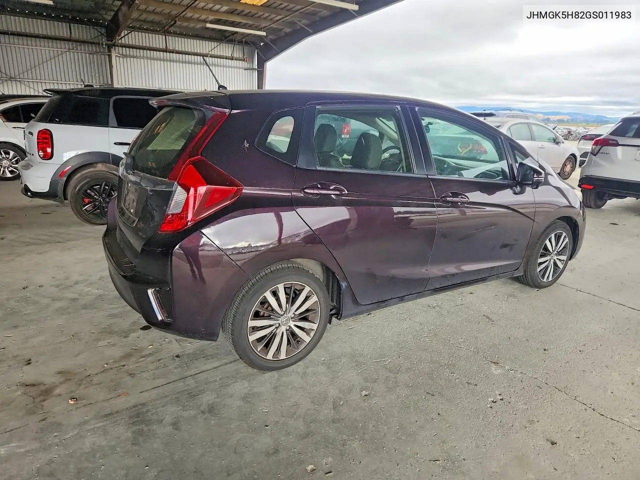 2016 Honda Fit Ex VIN: JHMGK5H82GS011983 Lot: 61977806