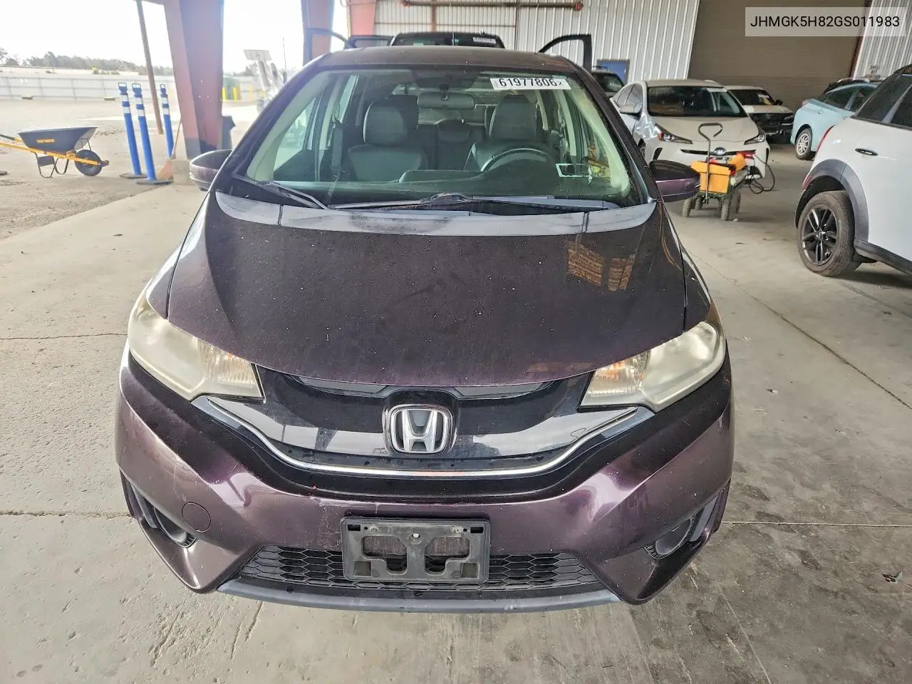 2016 Honda Fit Ex VIN: JHMGK5H82GS011983 Lot: 61977806