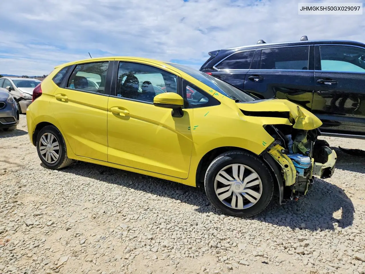 2016 Honda Fit Lx VIN: JHMGK5H50GX029097 Lot: 62066006
