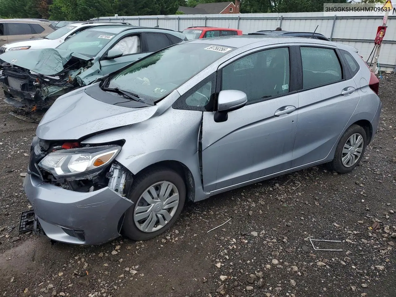 2017 Honda Fit Lx VIN: 3HGGK5H56HM709631 Lot: 59758356
