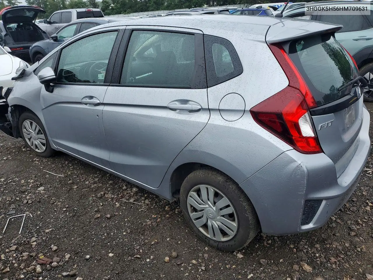 2017 Honda Fit Lx VIN: 3HGGK5H56HM709631 Lot: 59758356
