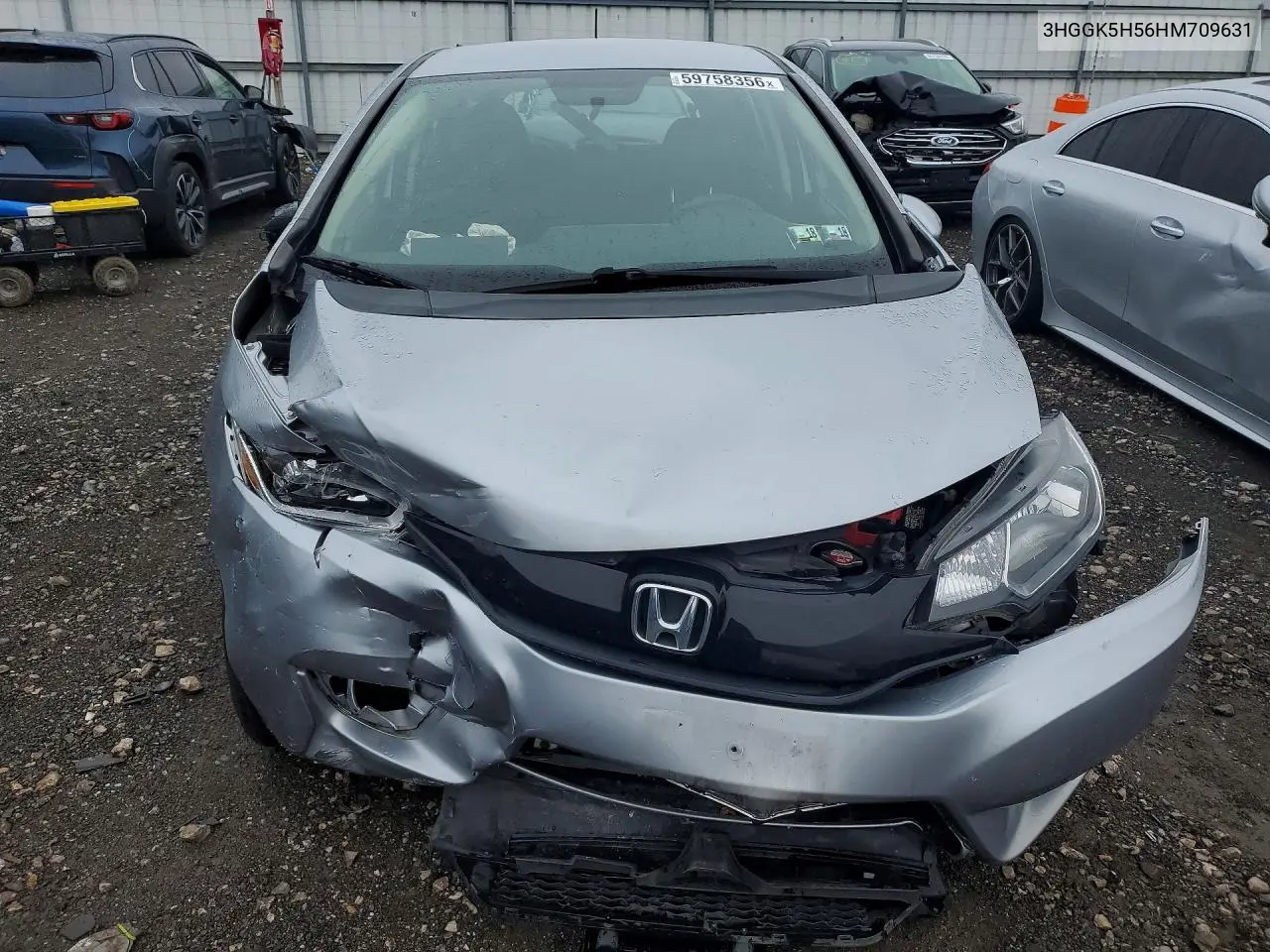 2017 Honda Fit Lx VIN: 3HGGK5H56HM709631 Lot: 59758356