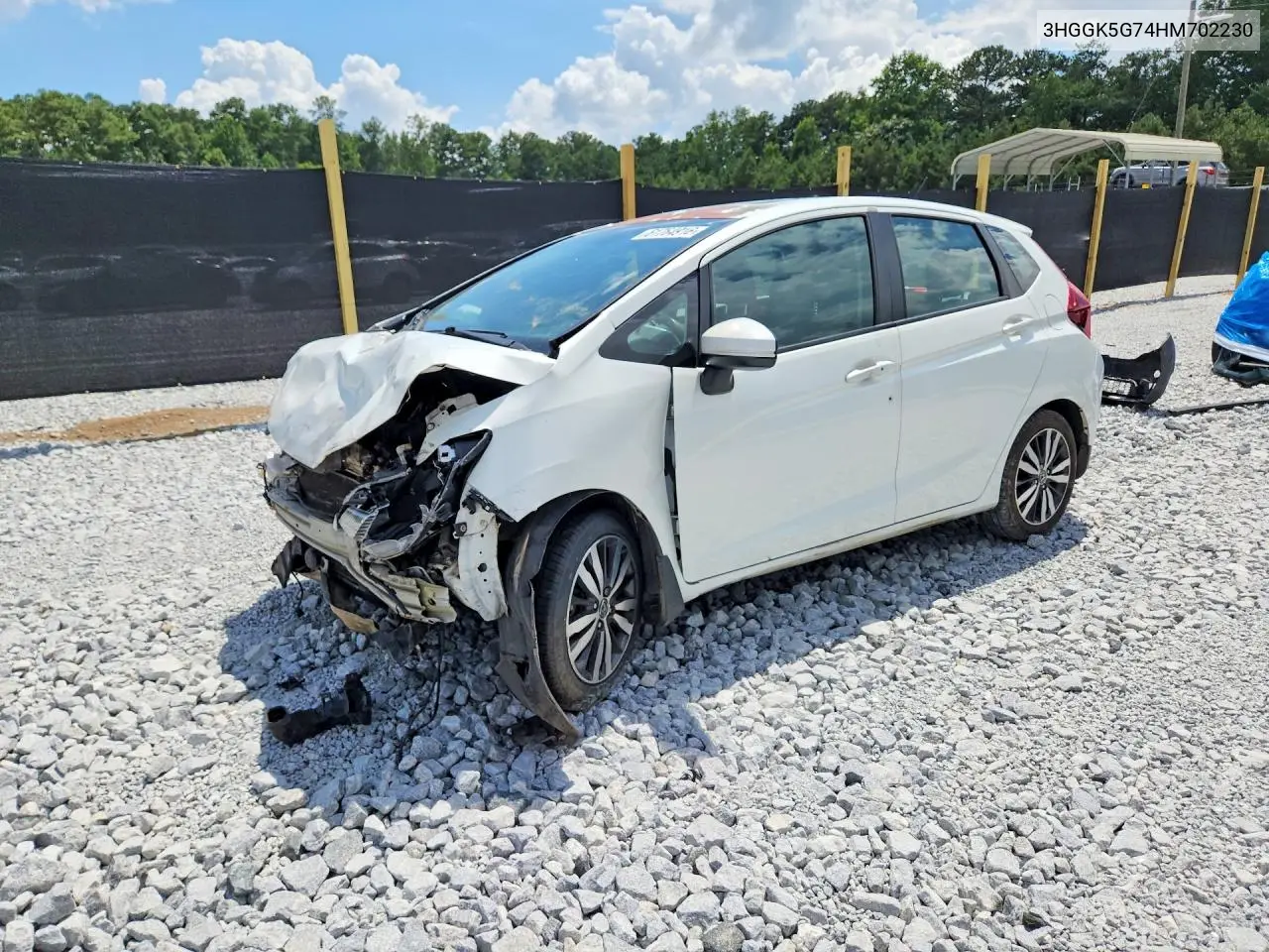 2017 Honda Fit Ex VIN: 3HGGK5G74HM702230 Lot: 61764916