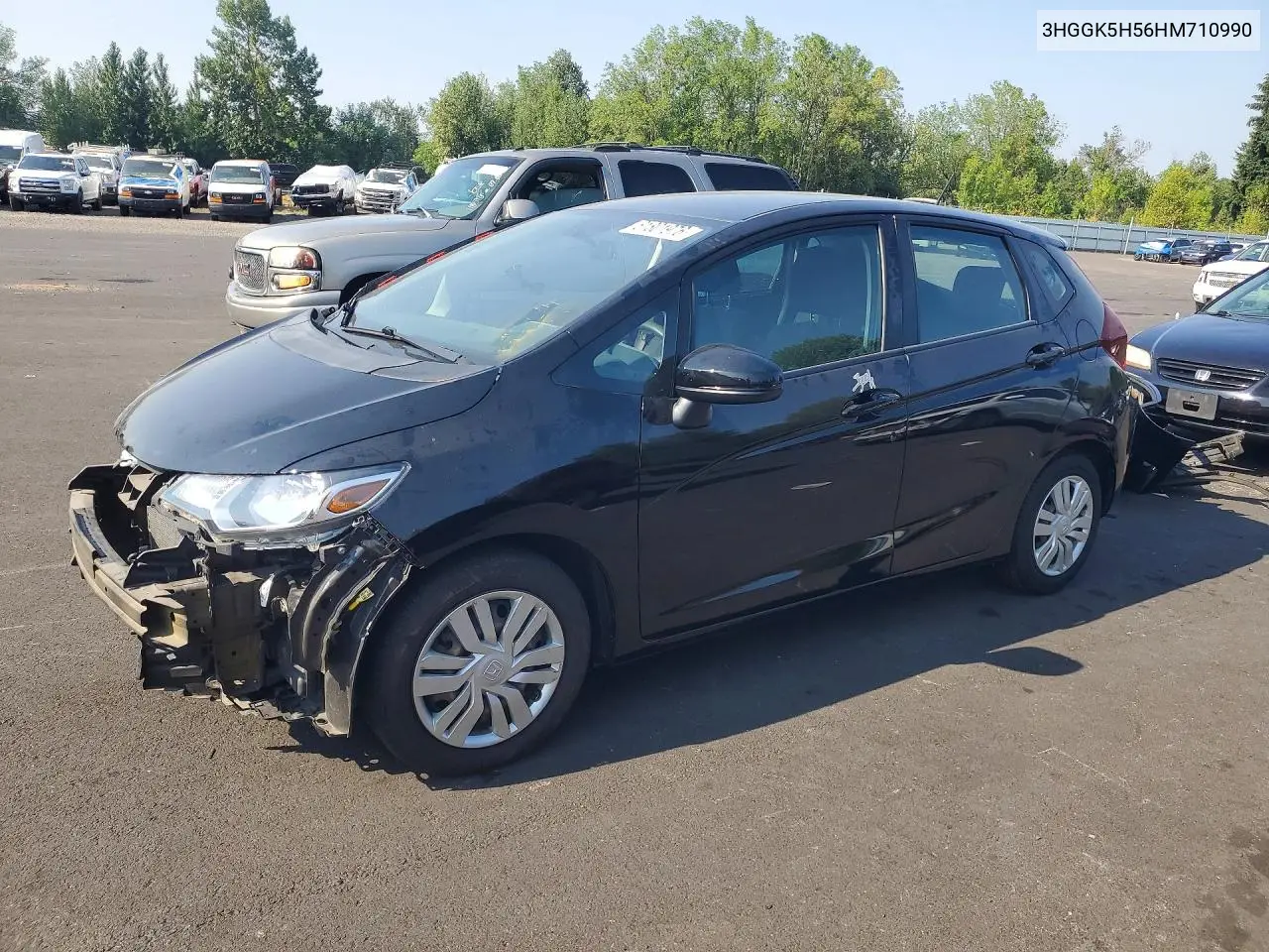 2017 Honda Fit Lx VIN: 3HGGK5H56HM710990 Lot: 61801976