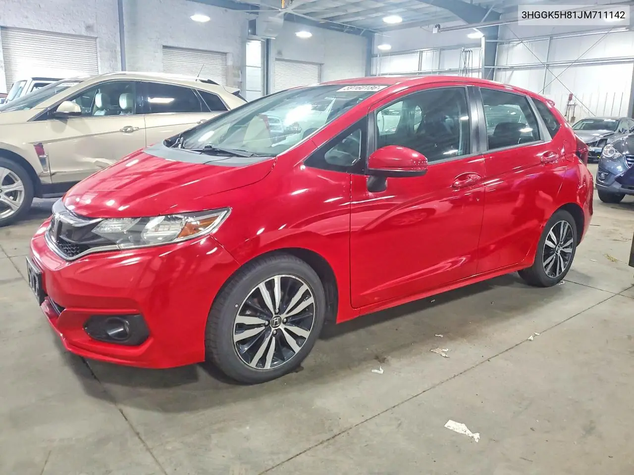 2018 Honda Fit Ex VIN: 3HGGK5H81JM711142 Lot: 59160186