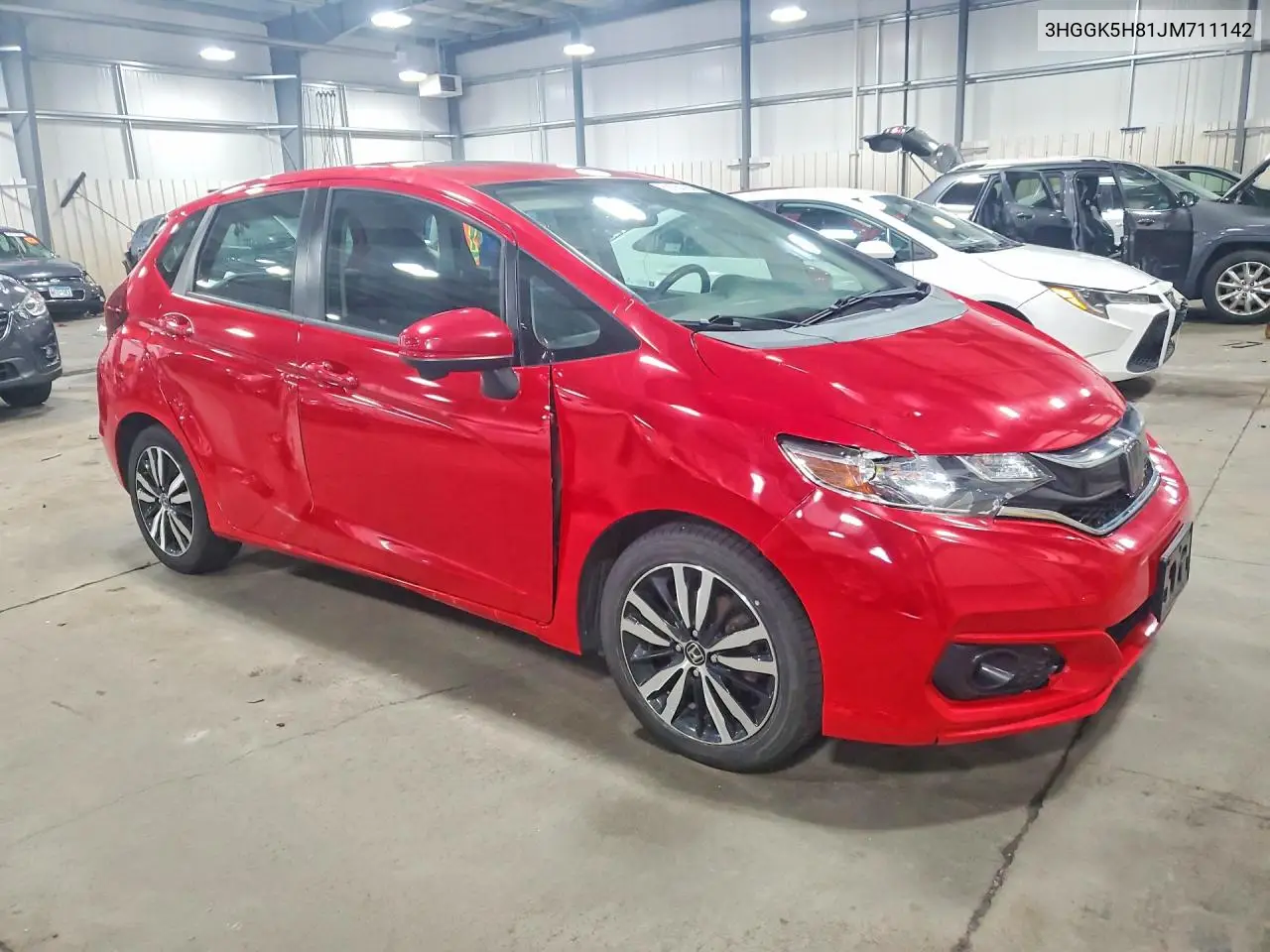 2018 Honda Fit Ex VIN: 3HGGK5H81JM711142 Lot: 59160186
