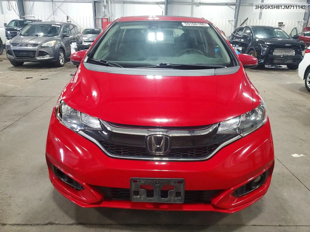 2018 Honda Fit Ex VIN: 3HGGK5H81JM711142 Lot: 59160186