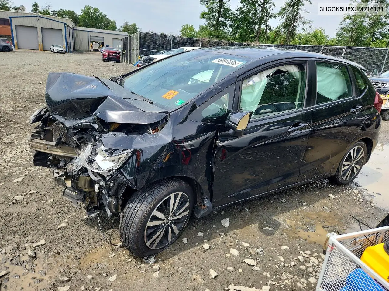 2018 Honda Fit Ex VIN: 3HGGK5H8XJM716131 Lot: 59584886