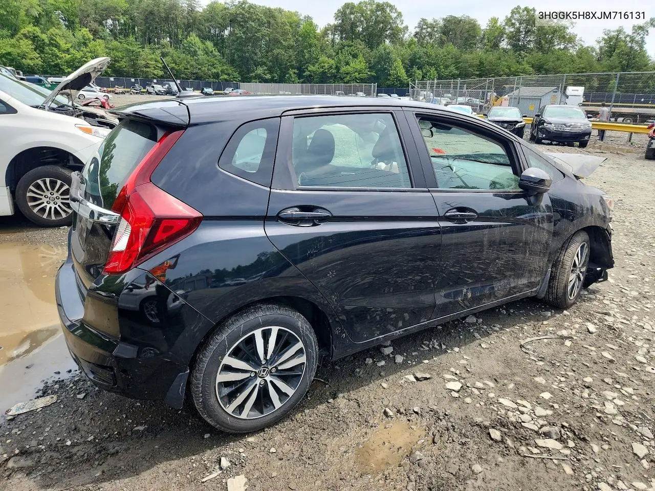 2018 Honda Fit Ex VIN: 3HGGK5H8XJM716131 Lot: 59584886
