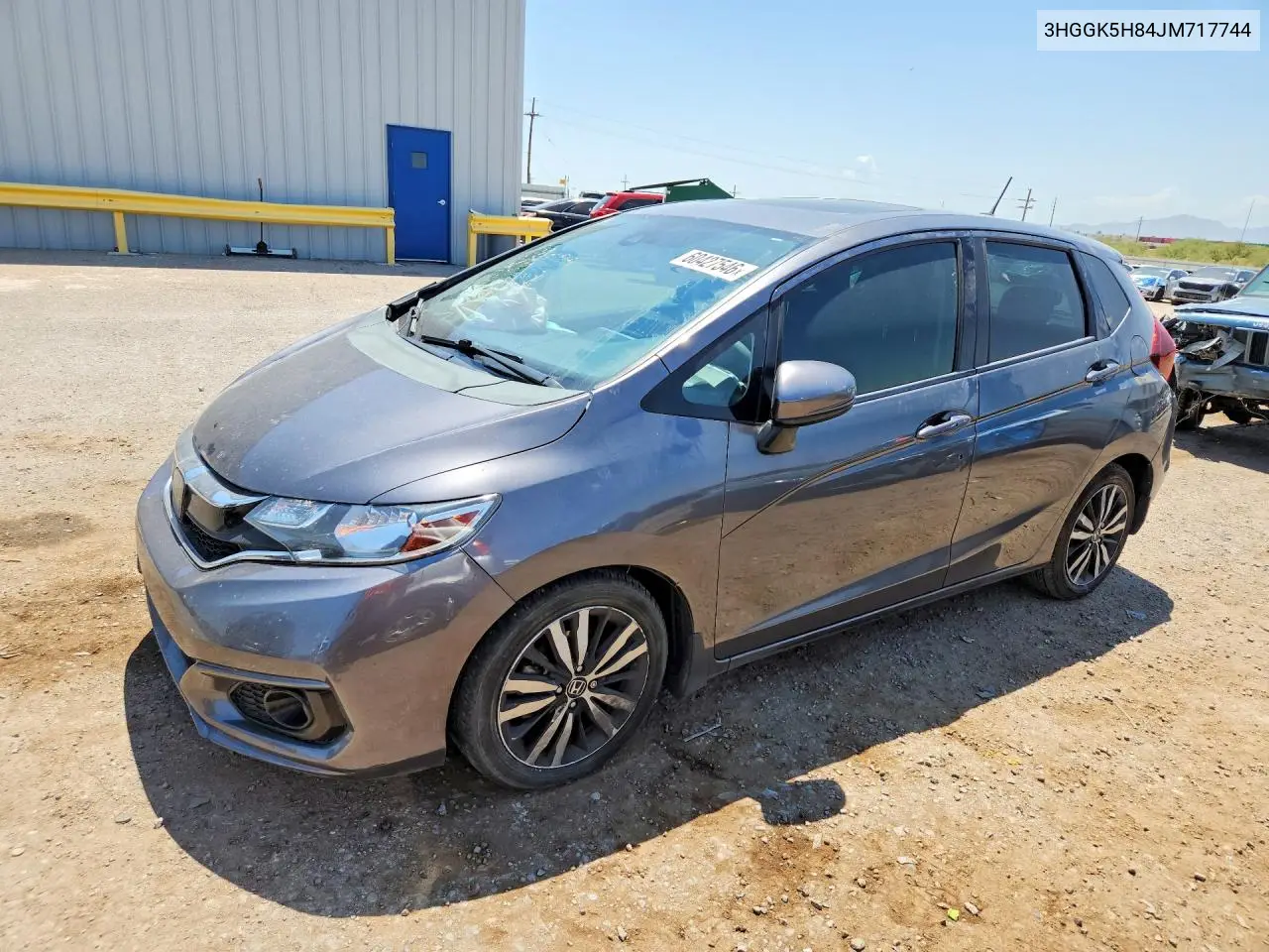 2018 Honda Fit Ex VIN: 3HGGK5H84JM717744 Lot: 60427546