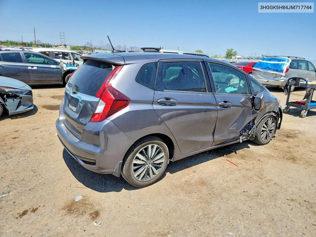 2018 Honda Fit Ex VIN: 3HGGK5H84JM717744 Lot: 60427546
