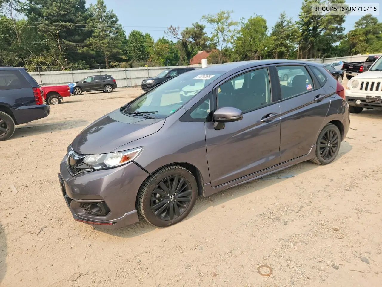 2018 Honda Fit Sport VIN: 3HGGK5H67JM710415 Lot: 61034386