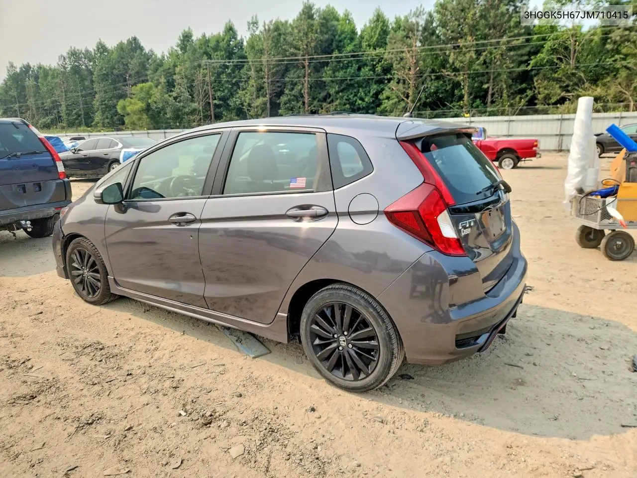 2018 Honda Fit Sport VIN: 3HGGK5H67JM710415 Lot: 61034386