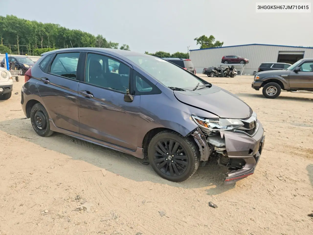 2018 Honda Fit Sport VIN: 3HGGK5H67JM710415 Lot: 61034386