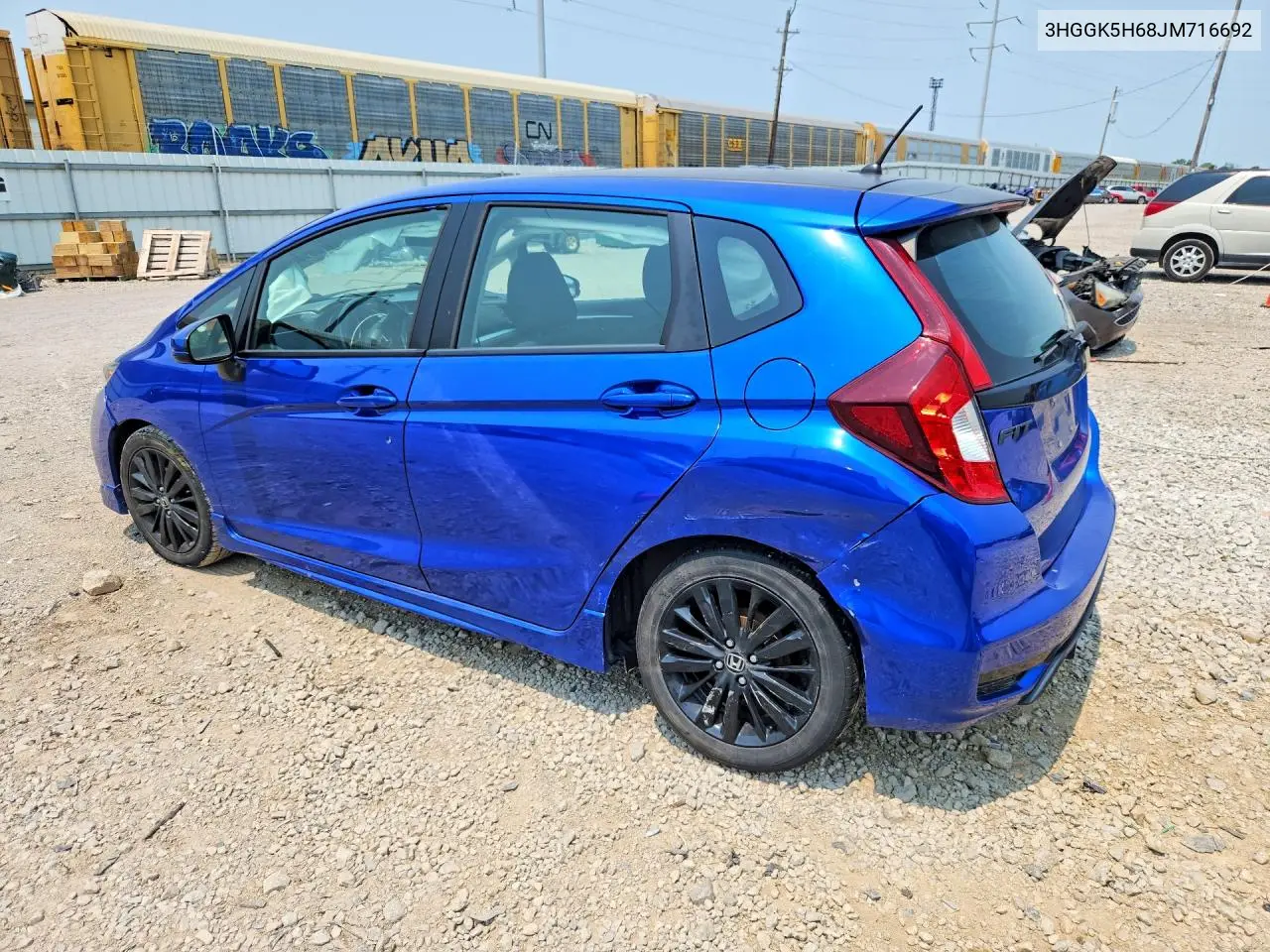 2018 Honda Fit Sport VIN: 3HGGK5H68JM716692 Lot: 61057716