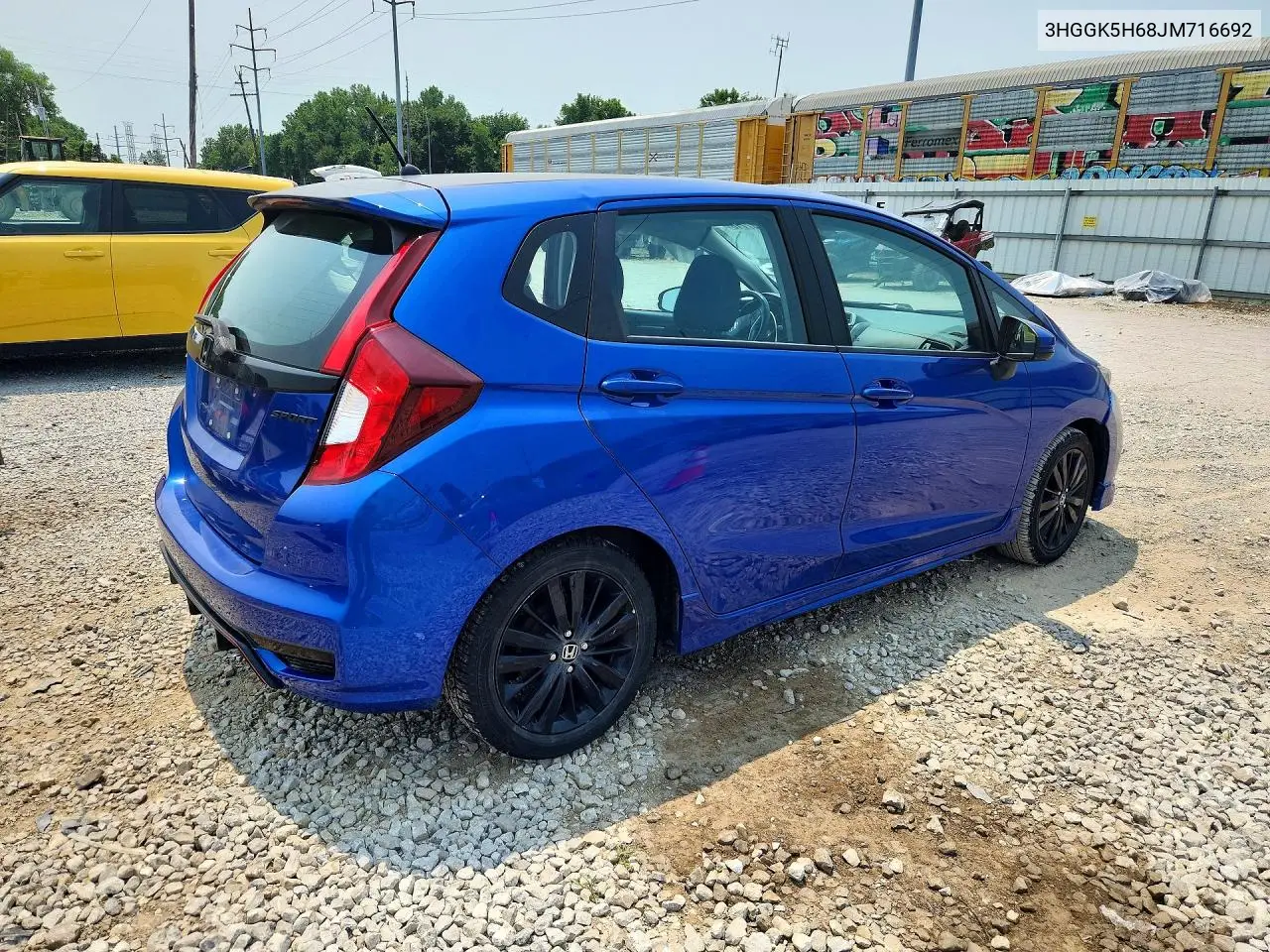 2018 Honda Fit Sport VIN: 3HGGK5H68JM716692 Lot: 61057716