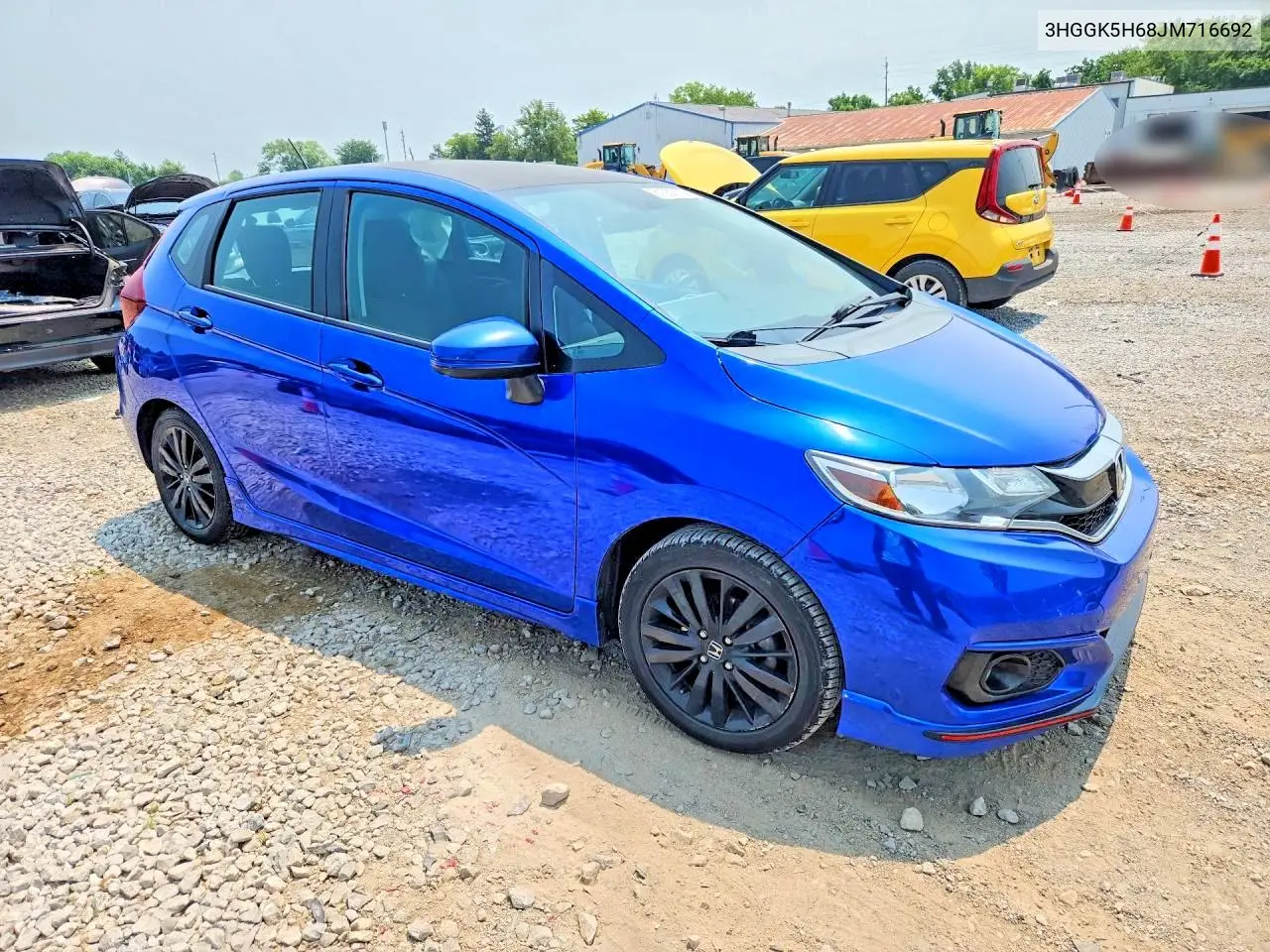 2018 Honda Fit Sport VIN: 3HGGK5H68JM716692 Lot: 61057716