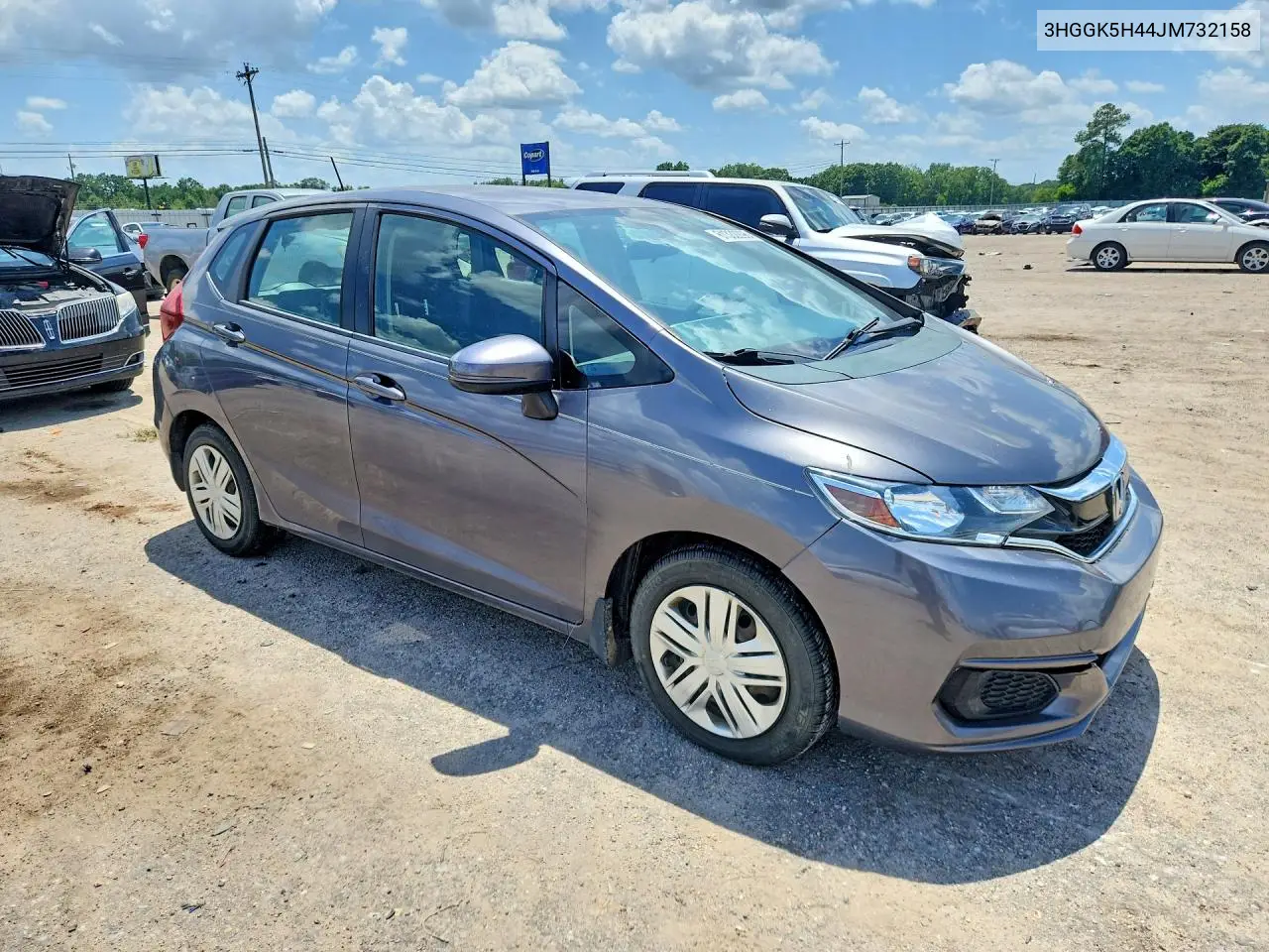 2018 Honda Fit Lx VIN: 3HGGK5H44JM732158 Lot: 61332296