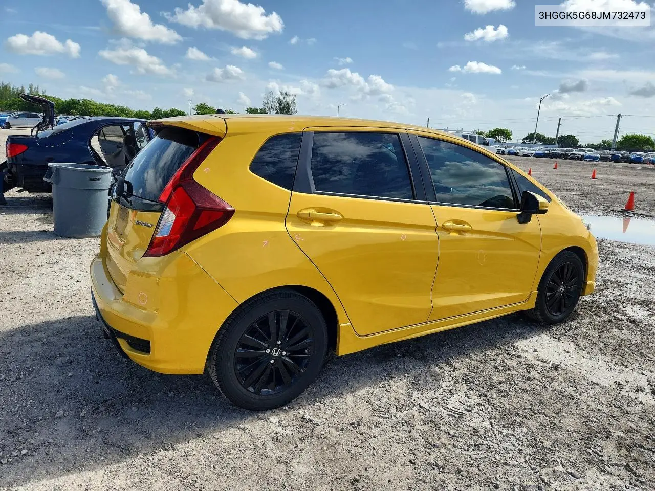 2018 Honda Fit Sport VIN: 3HGGK5G68JM732473 Lot: 61571206
