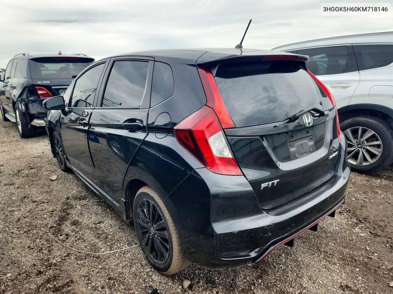 2019 Honda Fit Sport VIN: 3HGGK5H60KM718146 Lot: 58277786