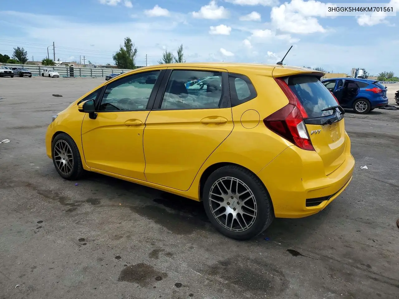 2019 Honda Fit Lx VIN: 3HGGK5H46KM701561 Lot: 59895316