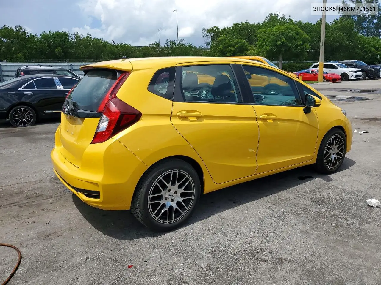 2019 Honda Fit Lx VIN: 3HGGK5H46KM701561 Lot: 59895316