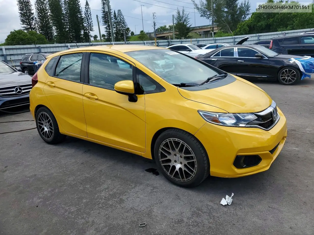 2019 Honda Fit Lx VIN: 3HGGK5H46KM701561 Lot: 59895316