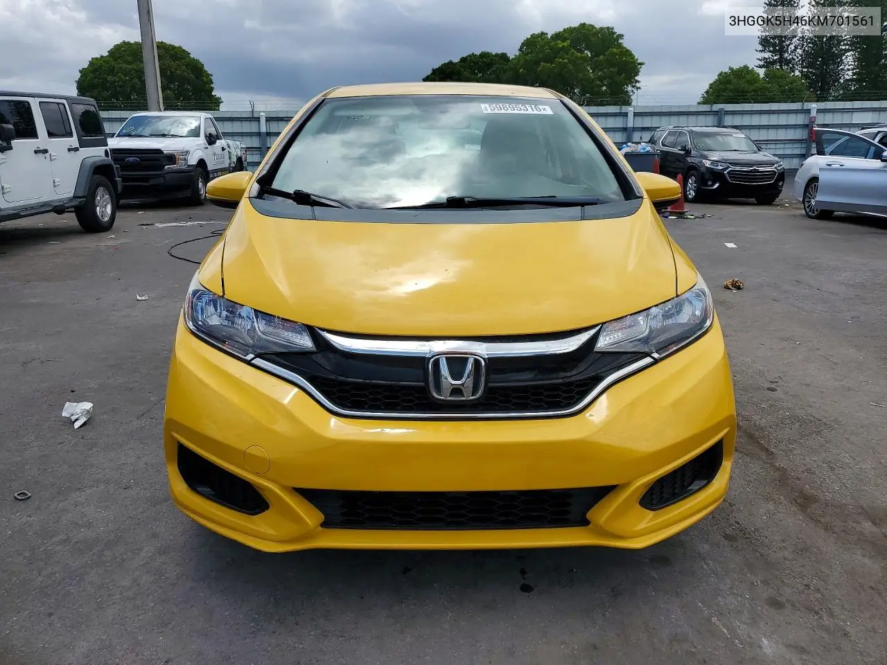 2019 Honda Fit Lx VIN: 3HGGK5H46KM701561 Lot: 59895316