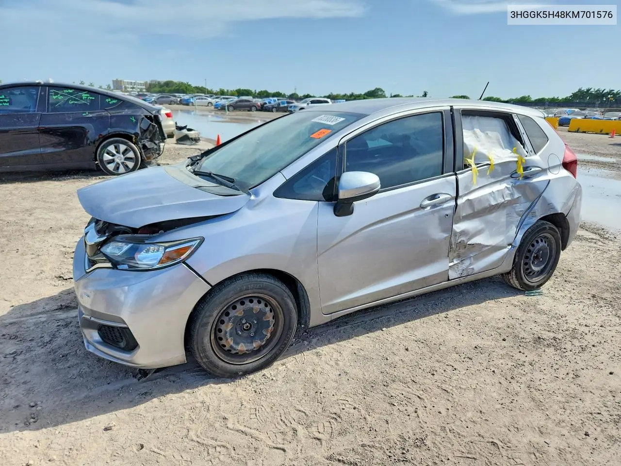 2019 Honda Fit Lx VIN: 3HGGK5H48KM701576 Lot: 60280836