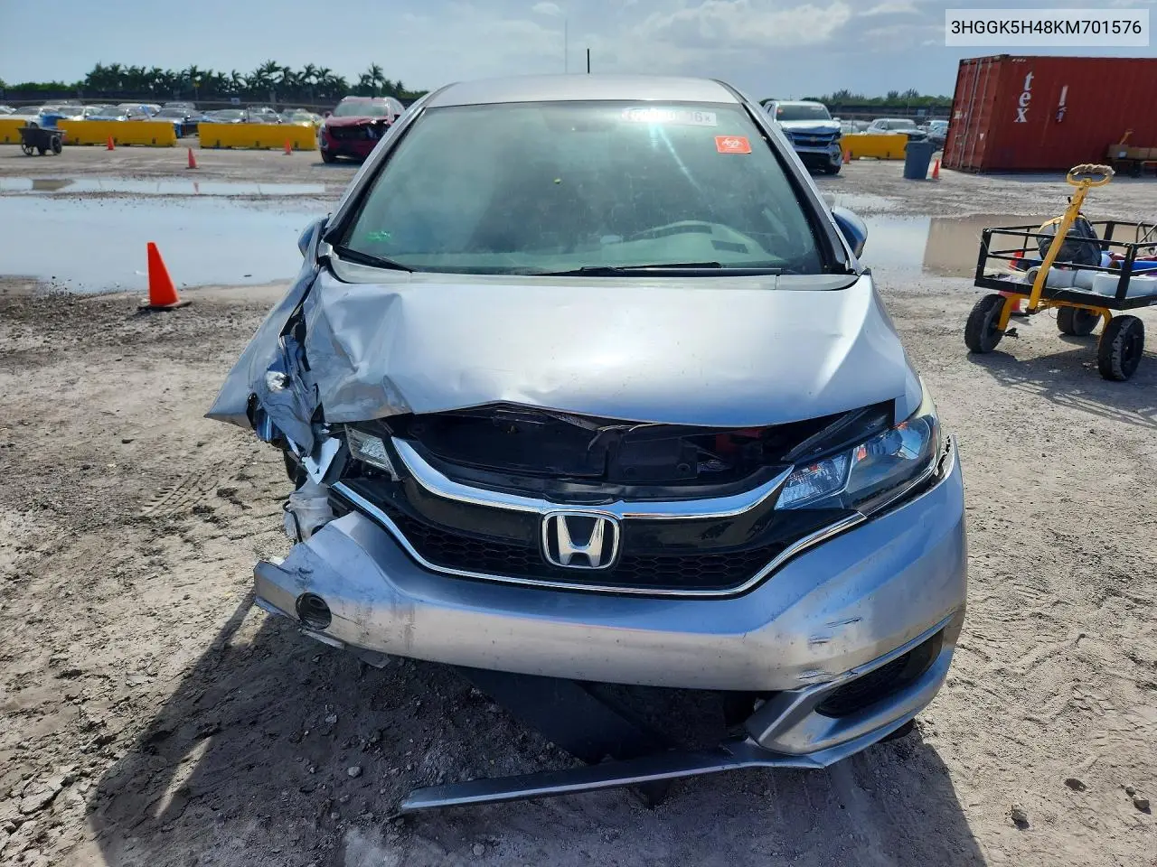 2019 Honda Fit Lx VIN: 3HGGK5H48KM701576 Lot: 60280836