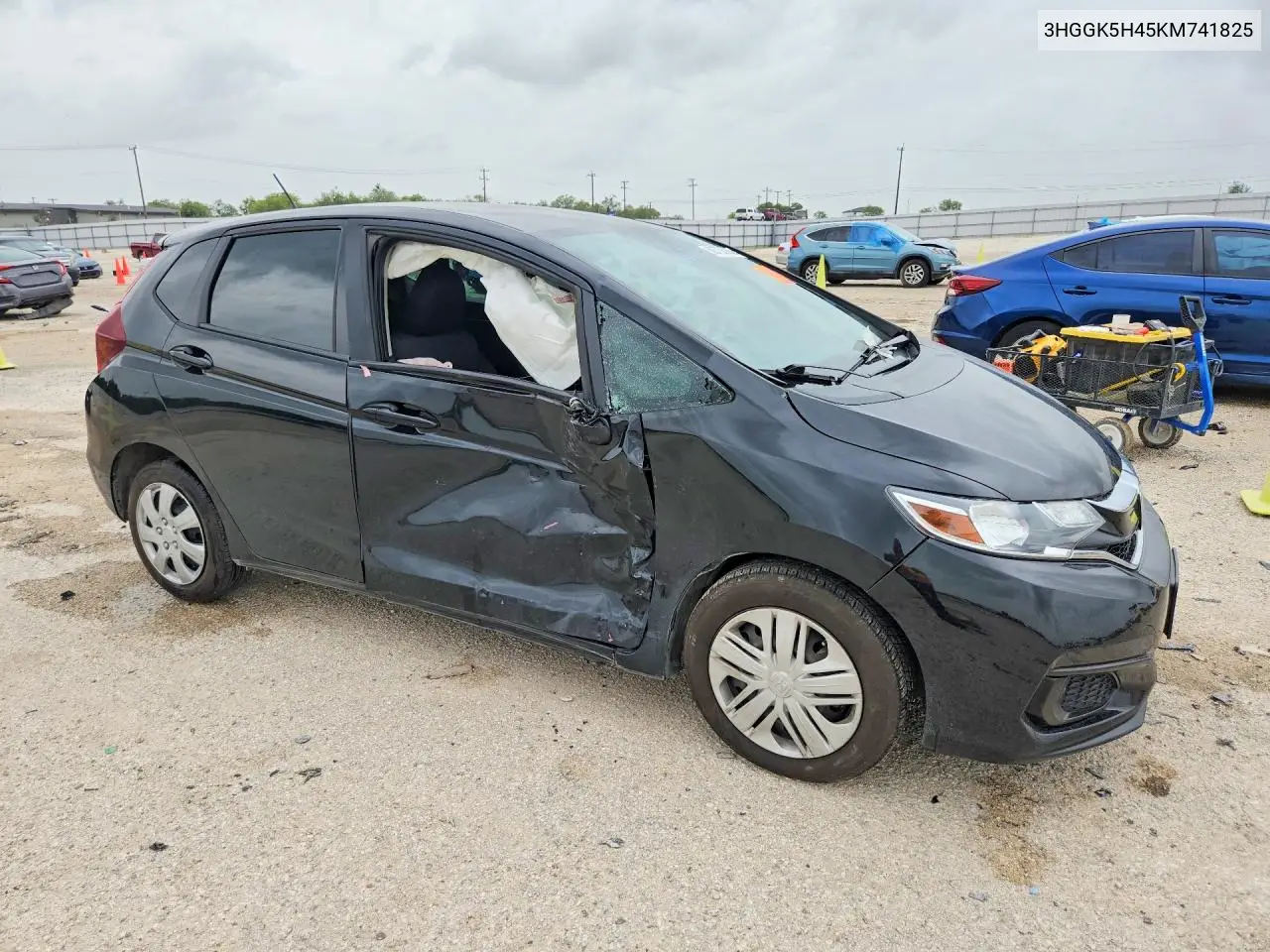 2019 Honda Fit Lx VIN: 3HGGK5H45KM741825 Lot: 60708966